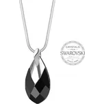 Levien Dámský náhrdelník s černým krystalem Pear Metcap + 2 měsíce na vrácení zboží