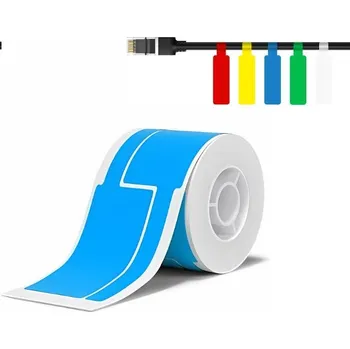 Speciální papír Niimbot štítky na kabely T 25x76mm 200ks Modré pro B21, B21S, B3, B1S 6975746632274