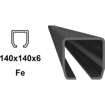 C-profil 140x140x6 mm, Fe 3 m (CP-140-3)