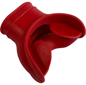 JTLine Anatomický náustek s upevňovacím páskem JTLine, červený