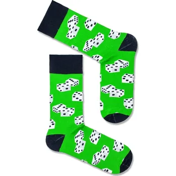 Pánské ponožky Milena ponožky Avangard 0125 - kostky - zelená, 43-46