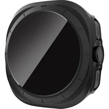 Příslušenství k chytrým hodinkám Ochranný kryt se zatmaveným sklem pro Samsung Galaxy Watch Ultra 47mm - Černý