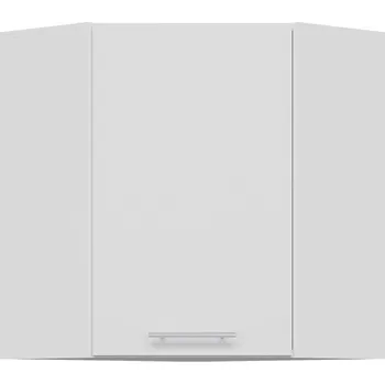 Kuchyňská linka COLBY, horní rohová skříňka G60NW, bílý lesk + PROVĚŘENO zákazníky + vyzvednutí ZDARMA