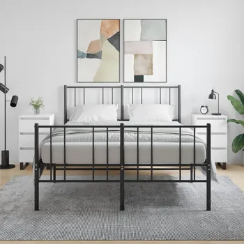 Noční stolek vidaXL Noční stolky 2 ks bílé 40 x 35 x 69 cm kompozitní dřevo