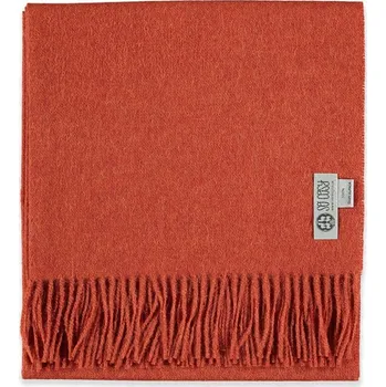 Šála Vlněná alpaka šála Lilly deep orange 60x200, So Cosy UK