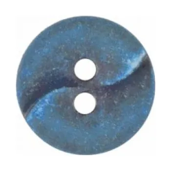 Knoflík Knoflík 225809 halenkový šedomodrý - Modrá, 1,3 cm