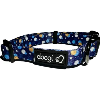Obojek pro psa doogi.cz Modrý obojek s motivy puntíků Velikost: XS