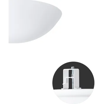 Koupelnové svítidlo Osmont TITAN V1 IN-12KNV62/PM06 polovestavné svítidlo s plastovým stínidlem