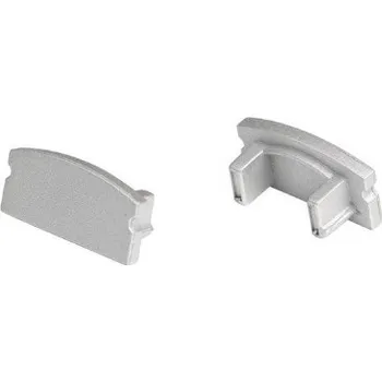 LED páska McLED koncovka bez otvoru pro profil PH2 stříbrná (ML-762.021.74.0)