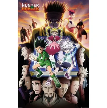 Plakát Plakát 61x91,5cm – Hunter X Hunter - Book Key Art