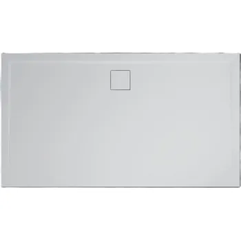 Sprchová vanička Ronal Bathrooms (Sanswiss) Sprchová vanička Ronal Livada z litého mramoru, obdélník 70 x 160 x 3,7 cm, bílá, sifon na delší straně vaničky