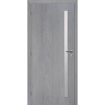 Interiérové dveře Interiérové dveře Solodoor Zenit 20 prosklené 70 L fólie earl grey (VÝROBA NA OBJEDNÁVKU)