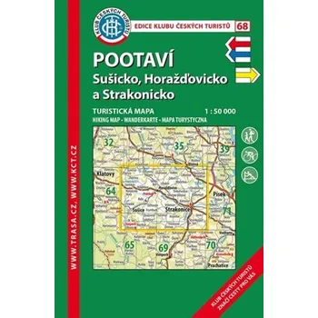 Cestování Pootaví,Sušicko,Horažďovicko /KČT 68 1:50T Turistická mapa