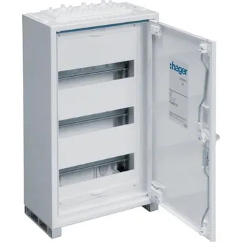 Rozvaděč Hager FWB31S Univers Rozvaděč nástěnný FW, IP44, tř. ochr.II, 36 modulů, 500x300x161, bezšrobové svorky