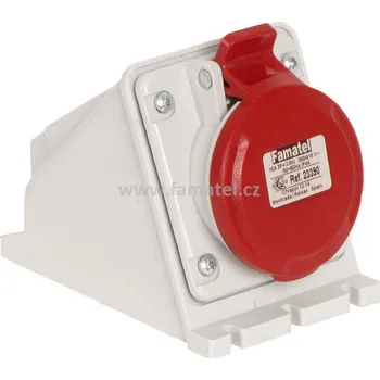 Elektrická zásuvka Famatel 23390 Zásuvka nástěnná IP44/400V/16A/4P 6h - SpeedPRO