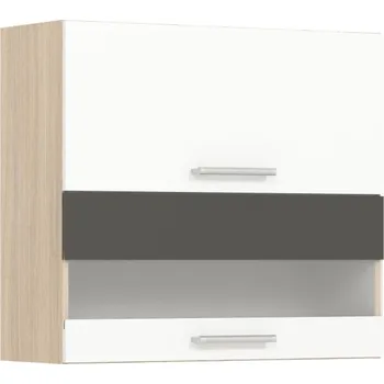 Kuchyňská linka RUTHIN, horní vitrína G80W, bílý lesk + vyzvednutí ZDARMA