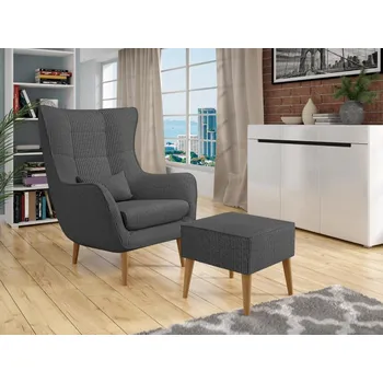 Křeslo Křeslo s podnožkou Florence, Potah: Poso 22 MIRJAN 5903211363009