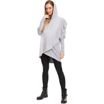 Dámská mikina PeeKaBoo Dámská těhotenská mikina Forbiddeni šedá S/M