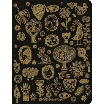 Blok DJECO Designový zápisník zlatá Aurélia