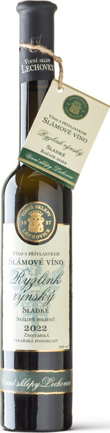 Lechovice Ryzlink rýnský 2022 slámové víno 0,2 l (2232)