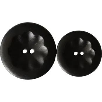 Knoflík Knoflík 331175 černý - Černá, 20mm