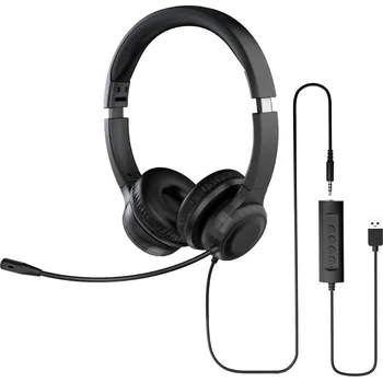 Sluchátka Acer Office Headset AHW154/Stereo/Jack/Drát/Černá