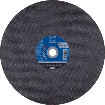 Brusný kotouč Pferd 61329825 | Řezný kotouč 400 x 4,8 x 25,4 mm, SG STEEL 100 m/s