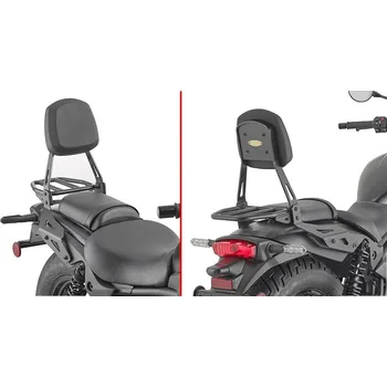 Nosič na motocykl a skútr KTS4134C nosič kufru s opěrkou KAWASAKI Eliminator 500 (24-25)