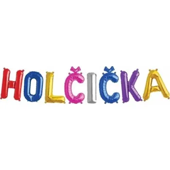 Party dekorace Balónkový nápis Holčička