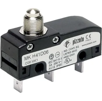 spínaný zdroj Pizzato MKH11D06 Mikrospínač MK H11D06, 1NO+1NC, IP40