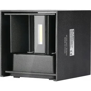 Nástěnné svítidlo LED nástěnné svítidlo BRIDGELUX 6W KOSTKA VT-759 černé