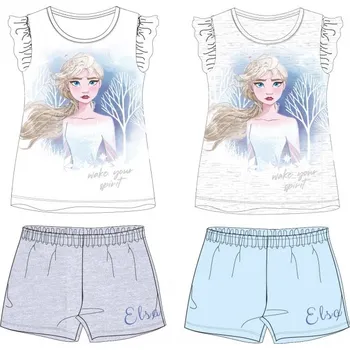 2ks Dívčí bavlněné pyžamo krátké DISNEY FROZEN 6 let (116cm)