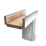 Obložková zárubeň DRE 80 cm pro tloušťku stěny 22-24 cm bílá levá O8BLAK80L