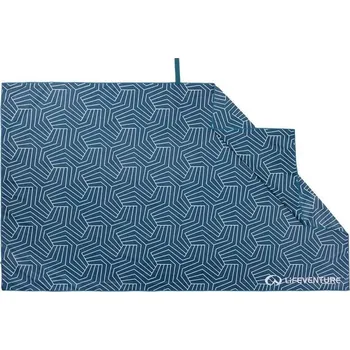 Lifeventure Osuška Soft Fibre Printed Trek Towel Barva: geometric navy