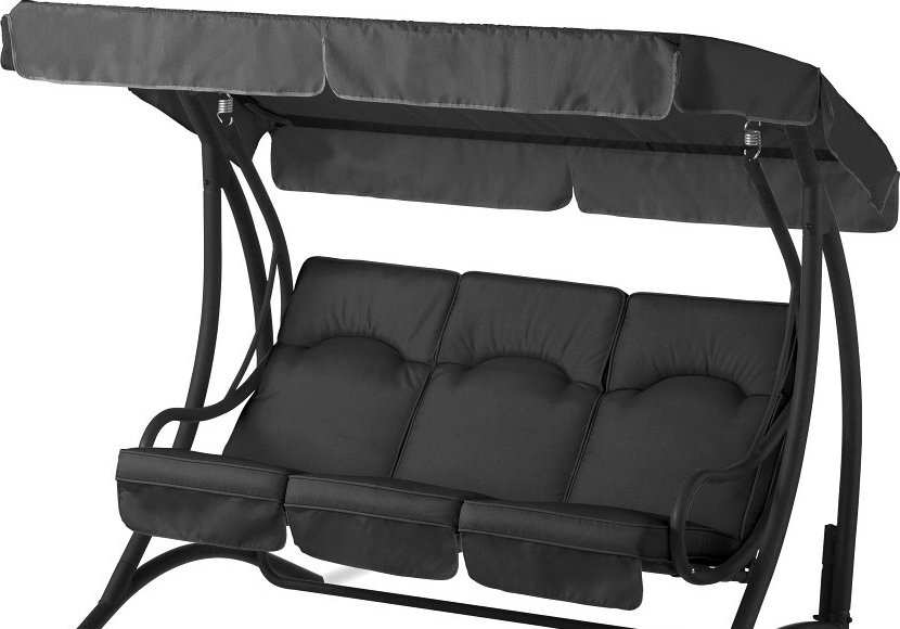 Hartman Náhradní stříška na zahradní houpačku BUENOS AIRES 194x110 cm- antracitová 12789-80048