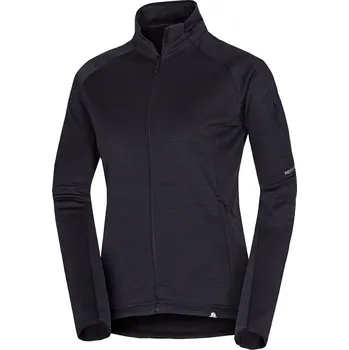 Dámská mikina Northfinder Dámská turistická mikina z melanžového flísu TAMARA, černá, XS