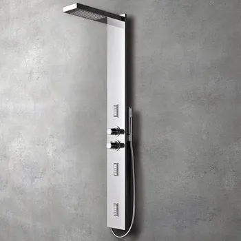 Ronal Bathrooms (Sanswiss) Sprchový panel Ronal Flair, lesklá ocel