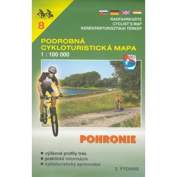Cestování VKUC 8 cyklo Pohronie 1:100 000 / cyklomapa