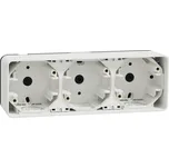 Schneider Electric MUR39913 Mureva Styl - Povrchová instalační krabice IP55 3 násobná horizontální, Bílá