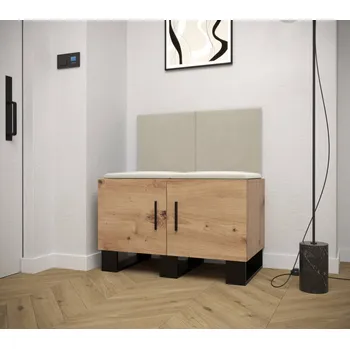 Botník Botník do předsíně Artin 19 - dub Artisan Barva: Béžová - Manila 02