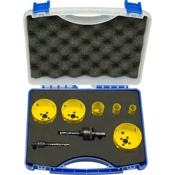 Vrták Karnasch 201513 | Sada korunkových vrtáků BI-METAL pro elektrikáře 19-76 mm