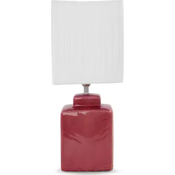 Lampička CUBE stolní lampa 42cm, růžovofialová