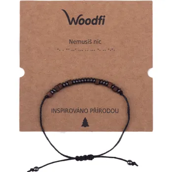 Náramek "Nemusíš nic" - Náramek se vzkazem v morseovce
