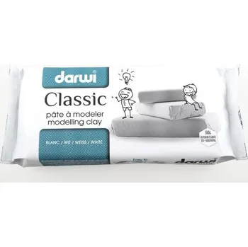Modelovací hmota DARWI Samotvrdnoucí modelovací hmota - 500g bílá