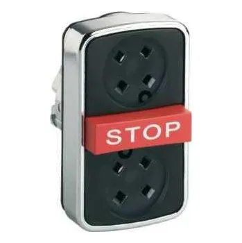 Stykač Schneider Electric ZB4BA791 Ovládací hlavice dvoutlačítková,bez hmatníků