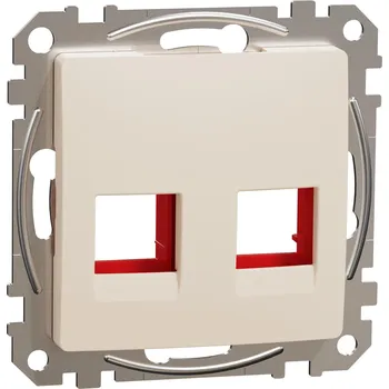 Elektrická zásuvka Sedna D/E - Kryt pro RJ45 KRONE UTP konektor, Béžová