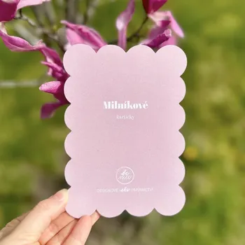 Be Nice EKO Milníkové kartičky - růžové