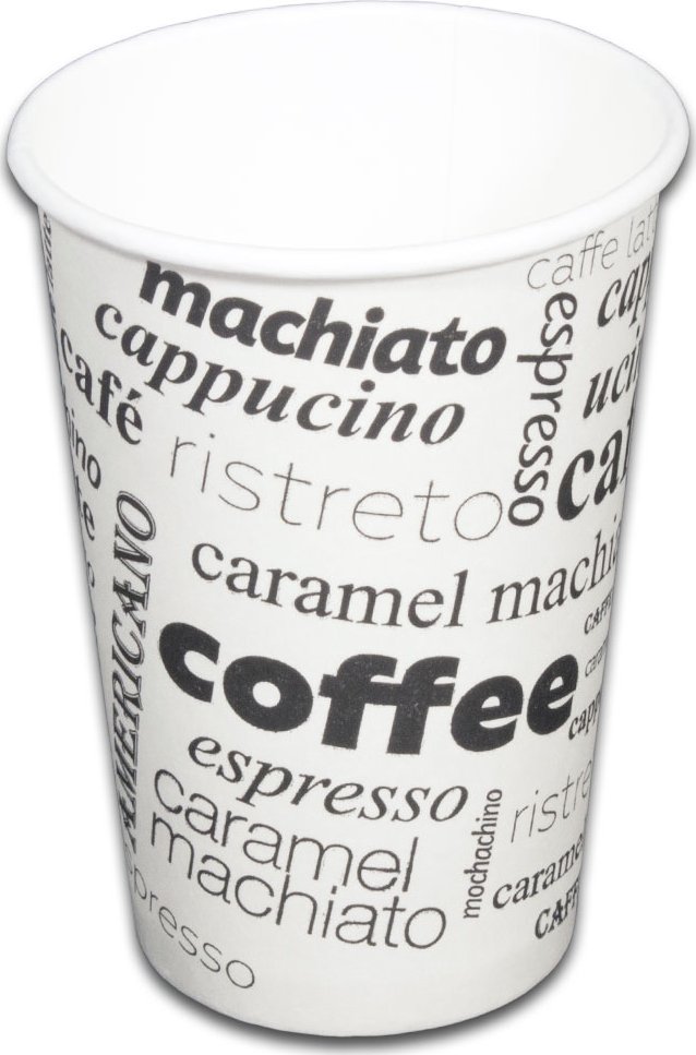 Papírový kelímek 0,2l COFFEE TO GO - M, 280 ml, Ø 80 mm (50 ks), FSC Mix