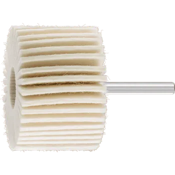 Brusný kotouč Pferd 44386040 | Leštící filcový lamelový vějíř se stopkou FLS průměr 60x40-6x40 mm, W