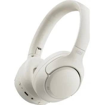 Sluchátka QCY H3, bezdrátová náhlavní sluchátka, ANC - bílá